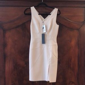 Halston fitted cocktail dress